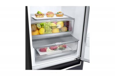 24" LG 12 Cu. Ft. Counter Depth Bottom Freezer Refrigerator With Door Cooling  - LBNC12241P