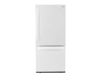 30" LG 22 Cu.ft  Bottom Freezer Drawer Refrigerator With Inverter Linear Compressor  - LDNS22220W