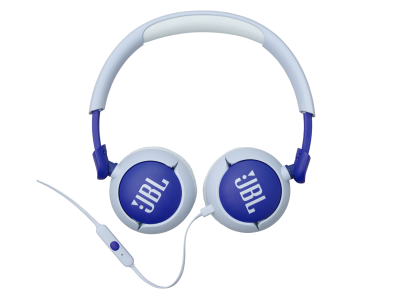 JBL Junior 320 Wired On-Ear Headphones in Blue - JBLJR320BLUAM