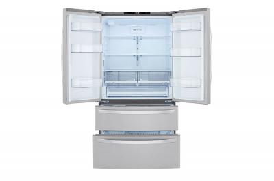 36" LG  4-Door French Door Refrigerator With Internal Water Dispenser - LMWS27626S