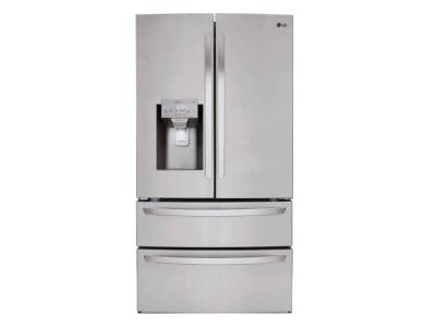 36" LG 28 cu.ft. Smart Wi-Fi Enabled French Door Refrigerator - LMXS28626S