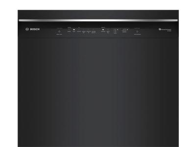 24" Bosch 300 Series 46 dBA Dishwasher with Standard 3rd Rack in Black - SHE53C86N