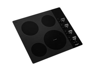 24" Whirlpool Compact Electric Ceramic Glass Cooktop - WCE55US4HB