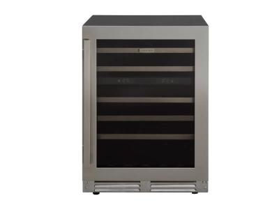 24" Marathon Built-in Dual Zone Wine Cooler in Stainless Steel - MWC56-DSS