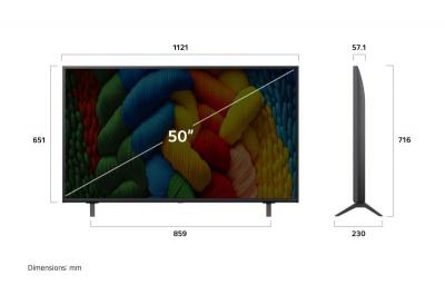 50" LG 50NANO80AUA NanoCell AI NANO80 4K Smart TV 2025