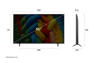 55" LG 55NANO80AUA NanoCell AI NANO80 4K Smart TV 2025
