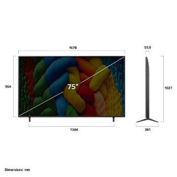 75" LG 75NANO80AUA NanoCell AI NANO80 4K Smart TV 2025