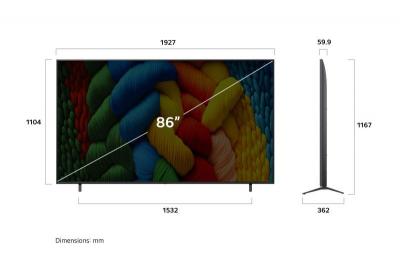 86" LG 86NANO80AUA NanoCell AI NANO80 4K Smart TV 2025