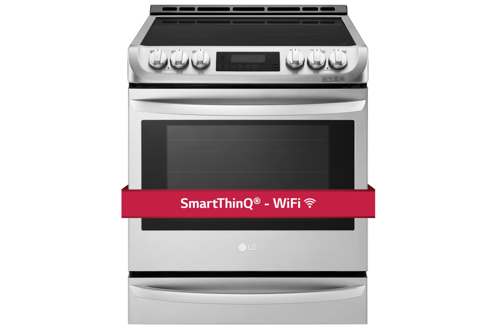 LG LSE4617ST 30" 6.3 cu. ft. Induction Slide In Range With ProBake