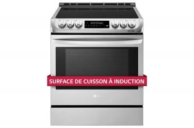 30" LG 6.3 cu. ft. Induction Slide In Range With  ProBake Convection and EasyClean - LSE4616ST