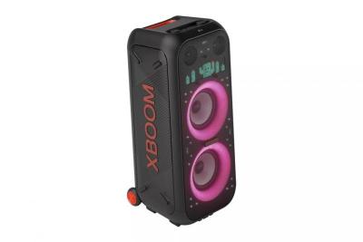LG XBOOM Bluetooth Speaker with Dual 8" Woofers and Pixel LED Lighting plus Karaoke Creator - XL9T