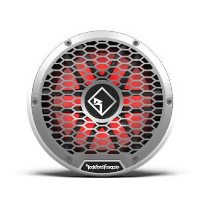 Rockford Fosgate M2 10" DVC 4Ω Color Optix Infinite Baffle Marine Subwoofer: White Gen-2 - M2D4-10I-G2