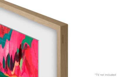 65" Samsung The Frame Customizable Bezel Modern Teak - VG-SCFF65TKBZA