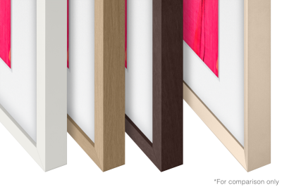 65" Samsung The Frame Customizable Bezel Modern Teak - VG-SCFF65TKBZA