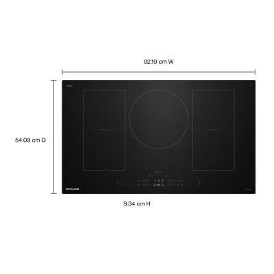 36" Kitchenaid Temp Cook Induction Cooktop with 5 Cooking Zones - KCIT736SBL