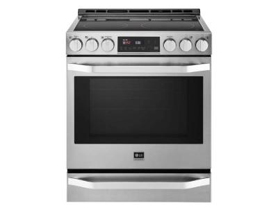 30" LG STUDIO 6.3 Cu.Ft. Capacity Slide-In Electric Range With ProBake Convection - LSSE3026ST
