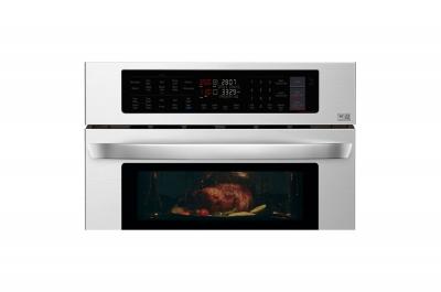 30" LG 1.7/4.7 cu. ft. Smart Wi-Fi Enabled Combination Double Wall Oven - LWC3063ST