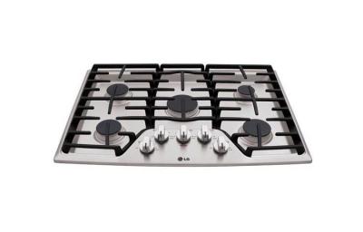 30"  LG STUDIO Stainless Steel Gas Burner Sealed Cooktop  - LCG3011ST