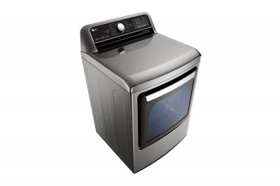 27" LG 7.3 Cu.Ft. TurboSteam Dryer With EasyLoad Dual-Opening Door - DLEX7900VE