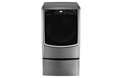 29" LG 9.0 cu. ft. Mega Capacity Electric SteamDryer With TurboSteam Technology - DLEX9000V