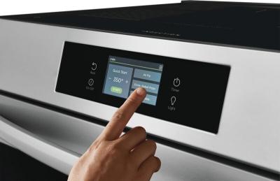 30" Frigidaire Gallery Front Control Induction Range with Stone-Baked Pizza - GCFI307CBF