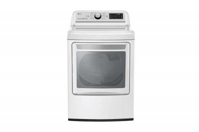 27" LG 7.3 cu.ft Electric Dryer with TurboSteam - DLEX7250W