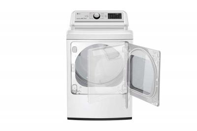 27" LG 7.3 cu.ft Electric Dryer with TurboSteam - DLEX7250W