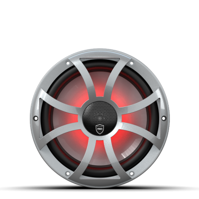 Wet Sound 10 Inch Revo Series Coaxial Speakers with Silver RGB Grille - REVOCX-10XS-SS2