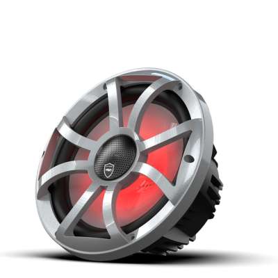 Wet Sound 10 Inch Revo Series Coaxial Speakers with Silver RGB Grille - REVOCX-10XS-SS2