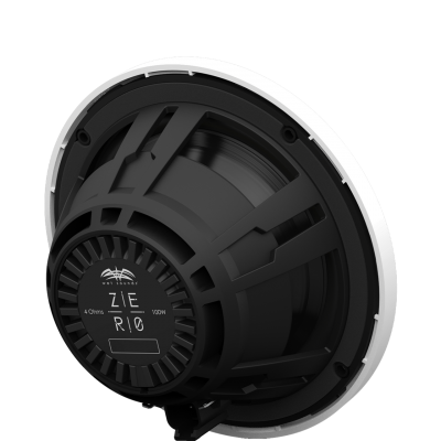 Wet Sound 6.5" Zero Series Marine Coaxial Speakers with Yacht Grilles - ZERO6XY-W