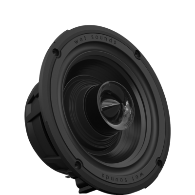 Wet Sound 6.5" Zero Series Marine Coaxial Speakers with Yacht Grilles - ZERO6XY-W