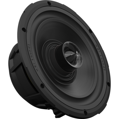 Wet Sound 8" Zero Series High-Output Marine Coaxial Speakers with Yacht Grilles - ZERO8XY-W