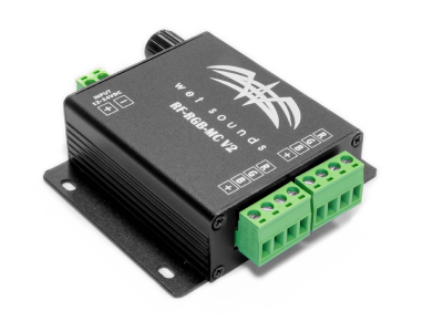 Wet Sounds RF RGB Music Controller with Touch Activated Remote - RF-RGB-MCV2