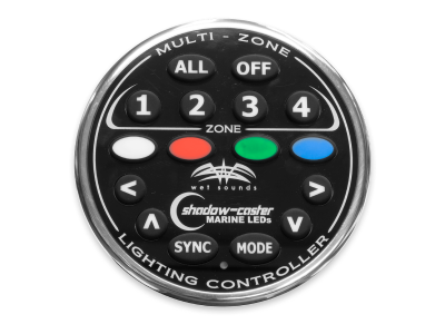 Wet Sounds WS-4Z-RGB 4 Zone Controller Kit - WS-4Z-RGBKIT