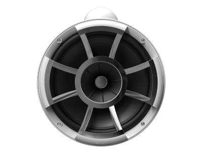 Wet Sounds Revolution Series 10" White Tower Speakers with Swivel Clamp ( 1 7/8" - 3" ) - REV10W-SCV2