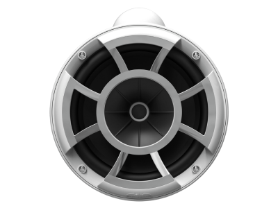 Wet Sounds Revolution Series 8" White Tower Speakers with Swivel Clamp Base Mount - REV8W-SXMV2