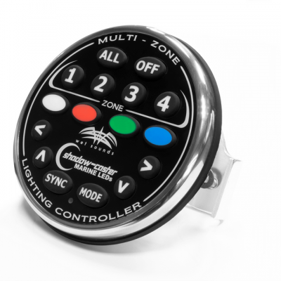 Wet Sounnd 4 Zone RGB LED Remote for WS-4Z-RGB-BB Controller - WS-4Z-RGBREMOTE