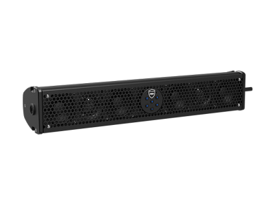 Wet Sound All-In-One Amplified Bluetooth Soundbar with Remote in Black - STEALTH-6ULTRA-HD-B