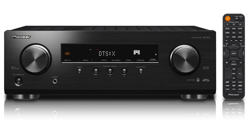 Pioneer VSX834-C 7.2-Channel AV Receiver - VSX834
