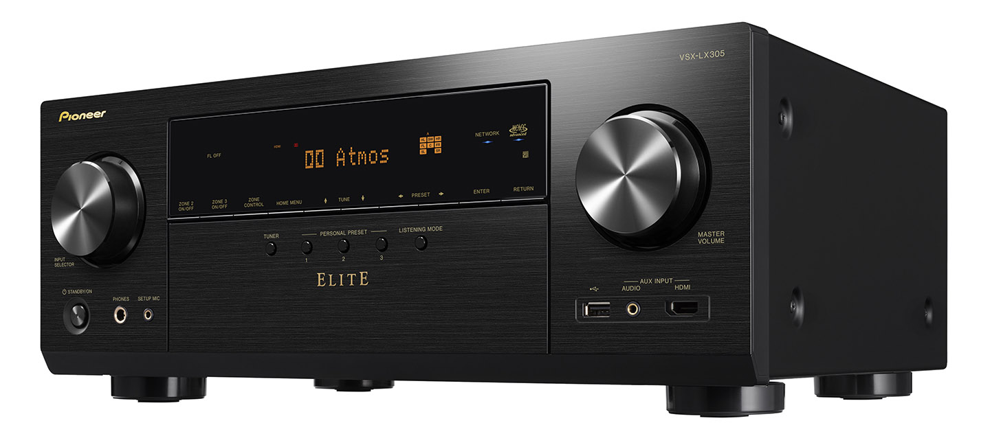 Pioneer VSXLX305 Elite 9.2 Channel Network AV Receiver -