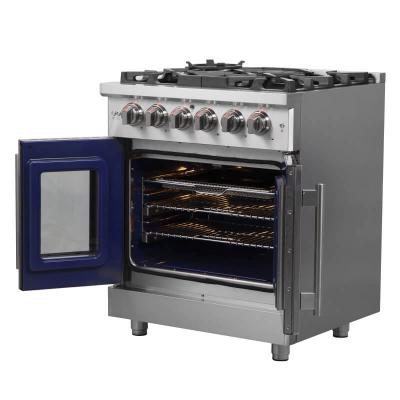 30″ FORNO Massimo Freestanding French Door Dual Fuel Range - FFSGS6325-30