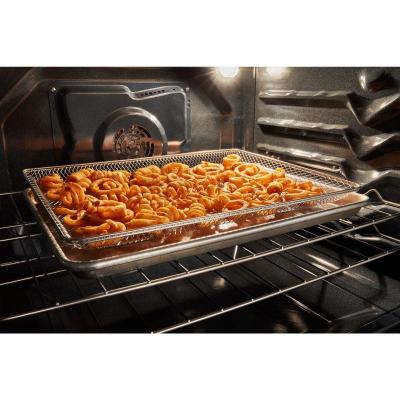 30" Whirlpool Electric Range with Air Cooking Technology - YWFES5730SZ